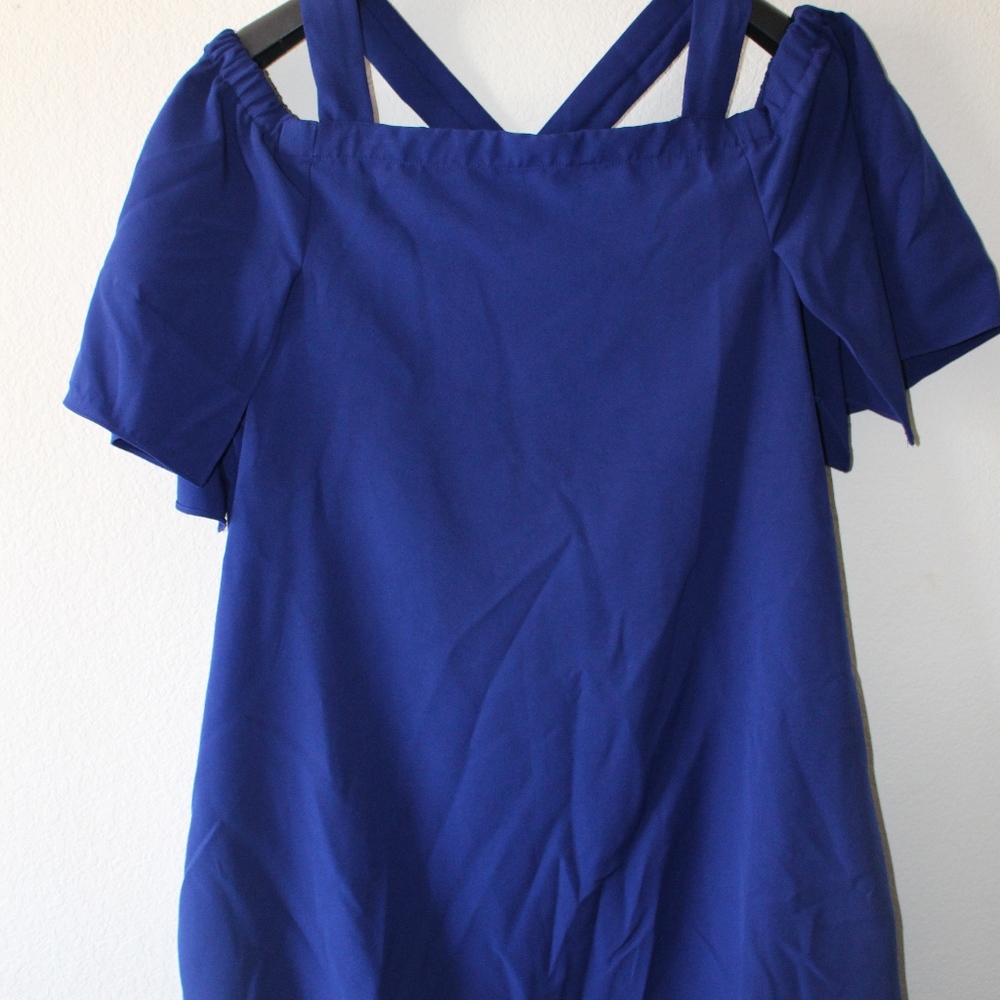 Cold Shoulder Plus Size Dress - Picture 2 of 2
